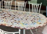 Dining table oval DOMIZIANI LUX 633