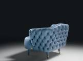 Lounge Chair Savoi Azure BLACK TIE