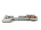 Modular sofa leather RUBIK CORNELIO CAPPELLINI