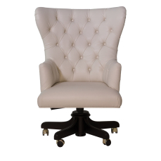 Office Chair Tufted Wheeled beige PALMOBILI