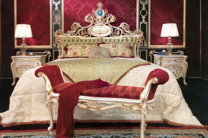 Double bed Flora CARLO ASNAGHI 11300