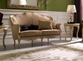 Sofa 2 seater sofa, Sienna color and silver SILVANO GRIFONI 3676