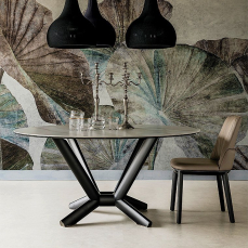 Round dining table CATTELAN ITALIA PLANER KERAMIK ROUND