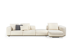 Modular sofa leather RUBIK CORNELIO CAPPELLINI