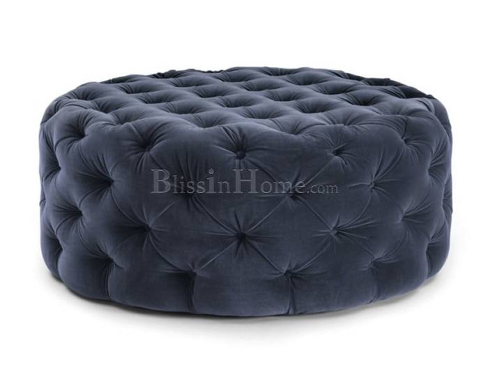 Pouf round tufted SELENE BOLZAN LETTI